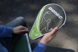 ping pongo stalas - Rakečių priedas Donic Classic Ping Pong Racket Cover Waldner 818537 Green - 5 nuotrauka