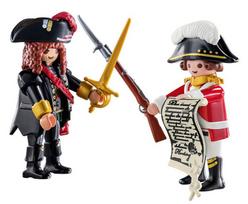 PLAYMOBIL DuoPack Piratas ir Didžiosios Britanijos karys, 70273