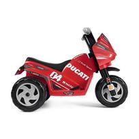 motociklas 6v - Elektromobilis motociklas PEG PEREGO MINI DUCATI EVO, 6V - 4 nuotrauka