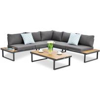 Sodo kampas EMERSON DARK GREY su staliuku