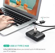 usb c ilgintuvas - UGREEN 40850 USB Hub - 3 nuotrauka