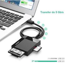 sd card usb c reader - Ugreen Card Reader 30231 External CF/MS/SD/TF Black - 3 nuotrauka