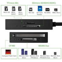 sd card usb c reader - Ugreen Card Reader 30231 External CF/MS/SD/TF Black - 4 nuotrauka