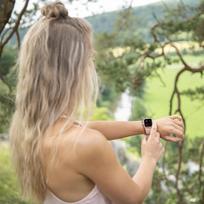 ismanus moteriskas laikrodis - Išmanusis laikrodis Hama Fit Watch 5910, aukso/rožinė - 4 nuotrauka