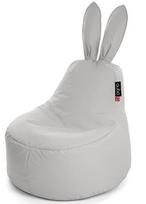 Sėdmaišis Qubo™ Baby Rabbit Silver, pilkas