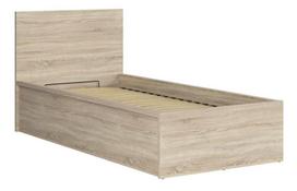 Black Red White Tetrix Bed B 90x200cm Sonoma Oak