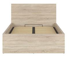 lova viengule 120x200 - Black Red White Tetrix Bed B 120x200cm Sonoma Oak - 4 nuotrauka