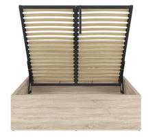 200x90 cm lova - Black Red White Tetrix Bed B 140x200 Sonoma Oak - 3 nuotrauka