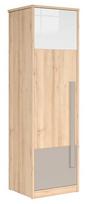 Black Red White Namek Wardrobe Beech/White/Grey