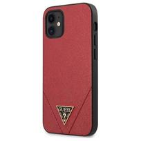 Guess "GUHCP12SVSATMLRE Saffiano Case iPhone 12 Mini" Red
