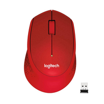 logitech silent mouse - Logitech M330 Silent Plus Red (Raudona) - 1 nuotrauka