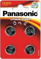 Elementai Panasonic 66068, CR2032, 3 V, 4 vnt.