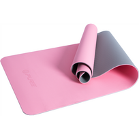 Kilimėlis fitnesui ir jogai Pure2Improve Yoga Mat, rožinė/pilka, 176 cm x 58 cm x 6 mm