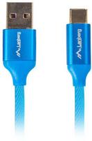 laidas usb a usb c 1m - Lanberg CA-USBO-21CU Premium USB-C to USB-A 1m Blue - 2 nuotrauka