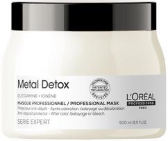 L'Oreal Professionnel Serie Expert Metal Detox Anti-deposit Protection Mask plaukų kaukė apsauganti nuo metalų - 500 ml.