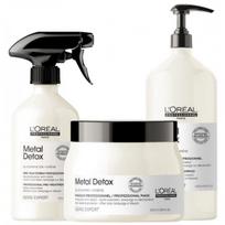 detoxas lt - L'Oreal Professionnel Serie Expert Metal Detox Anti-deposit Protection Mask plaukų kaukė apsauganti nuo metalų - 500 ml. - 2 nuotrauka