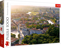 puzzle deliones 1000 - TREFL dėlionė „Vilnius“, 1000 det. - 2 nuotrauka
