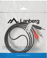 rca kabelis 3 5 - Lanberg Cable 3.5mm / RCA x2 1.5m - 4 nuotrauka