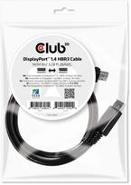 displayport 1.4 kabelis - Club 3D DisplayPort 1.4 HBR3 Cable 1m Black - 5 nuotrauka