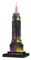 ravensburger 3d puzzle - 3D dėlionė Ravensburger Empire State Building With Lights 125661, 216 dalių - 3 nuotrauka