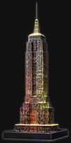 ravensburger 3d puzzle - 3D dėlionė Ravensburger Empire State Building With Lights 125661, 216 dalių - 7 nuotrauka