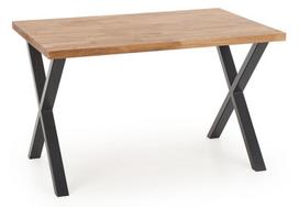 Halmar Table Apex 120 Solid Wood Oak/Black