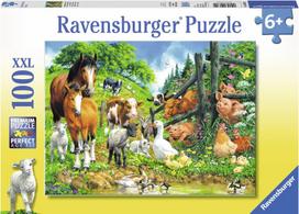 Ravensburger XXL Puzzle Animals Get Together 100pcs 106899