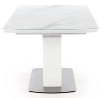 marmuro staliukas - Valgomojo stalas Halmar Blanco, baltas, 2000x900x760mm - 4 nuotrauka