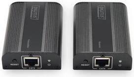 tinklo kabeliai 30m - DIGITUS 4K HDMI Extender Set HDMI 2.0 30/60m over network cable Cat 6 6a 7 UHD 4K2K/60 Hz - 2 nuotrauka