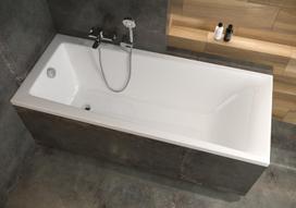 senukai akrilines vonios - Cersanit Lorena, 1400 mm x 700 mm x 440 mm, stačiakampis - 2 nuotrauka