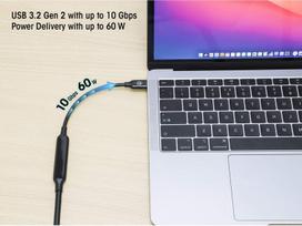 usb c 3 type c 3m - MANHATTAN USB 3.2 Type-C Cable 3m - 6 nuotrauka