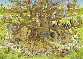 bezdzione - Heye Puzzle Funky Zoo Monkey Habitat 1000pcs - 2 nuotrauka