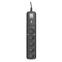 surge protector - Lestar Surge Protector Black 2.5 m - 2 nuotrauka