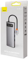 usb c hub baseus - HUB USB Baseus 1x RJ-45 1x SD 1x Micro SD + 3x USB-A 3.2 Gen1 (CAHUB-CU0G) - 9 nuotrauka