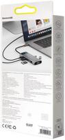 usb c hub baseus - HUB USB Baseus 1x RJ-45 1x SD 1x Micro SD + 3x USB-A 3.2 Gen1 (CAHUB-CU0G) - 10 nuotrauka