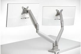 2 monitoriu laikiklis 32" - Kensington SmartFit One-Touch Heigh Adjustable Dual Monitor Arm - 9 nuotrauka