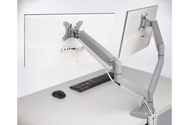 2 monitoriu laikiklis 32" - Kensington SmartFit One-Touch Heigh Adjustable Dual Monitor Arm - 10 nuotrauka