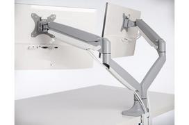 2 monitoriu laikiklis 32" - Kensington SmartFit One-Touch Heigh Adjustable Dual Monitor Arm - 17 nuotrauka