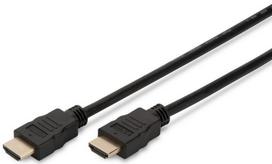 usb b male usb 3.0 - Assmann Cable HDMI / HDMI Black 1m - 1 nuotrauka