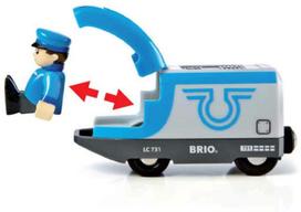 gelezinkeliams - Traukinys Brio World Travel Engine 33506, mėlyna - 2 nuotrauka