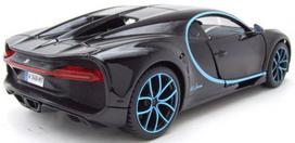 bugatti modeliukai - MAISTO DIE CAST juodas automobilis 1:24 Sp. Ed. Bugatti Chiron, 31514BK - 2 nuotrauka