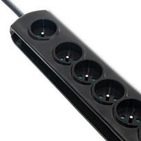 surge protector - Qoltec 50171 Surge Protector w/ Foot Switch - 2 nuotrauka