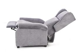masazo foteliai - Fotelis Halmar Agustin-M With Massage Function, pilkas, 75 cm x 92 cm x 107 cm - 6 nuotrauka