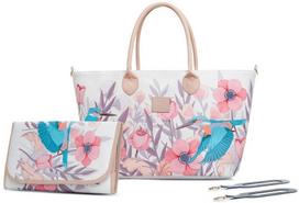 Krepšys KinderKraft Shopper Bag Mommy, balta/įvairių spalvų
