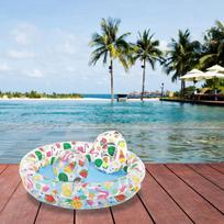 sunu baseinas - Pripučiamas baseinas Intex Fishbowl, 132x28 cm, su priedais - 3 nuotrauka
