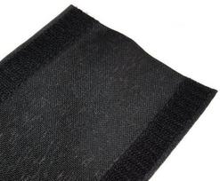 velcro laidu - Maclean Cable Orgraniser Cover Black - 5 nuotrauka