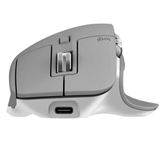 pelite - LOGITECH MX MASTER 3S Pale Grey (Balta) - 5 nuotrauka