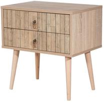 stalas 60 40 - Naktinis staliukas Kalune Design 863 (VIII), 61 cm, ąžuolo spalvos - 1 nuotrauka