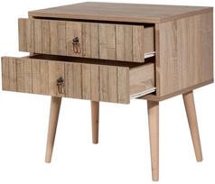 stalas 60 40 - Naktinis staliukas Kalune Design 863 (VIII), 61 cm, ąžuolo spalvos - 3 nuotrauka