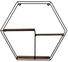 Pakabinama lentyna Kalune Design Narcissus, ruda/juoda